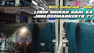 Rute Semarang-Solo lebih WORTH IT dengan TARIF KHUSUS ⁉️  Trip report Kereta Api Brawijaya