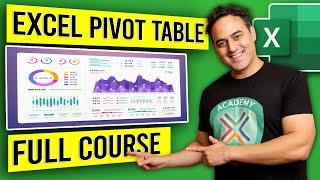 Master Excel Pivot Tables Excel Slicers and Interactive Excel Dashboards -  FULL COURSE