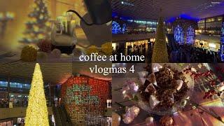 vlogmas 4 COEX MALL library lighting show full version Christmas Home Cafe  코엑스 별마당도서관 라이팅쇼. 홈카페