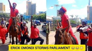 KUJENI MNIUE ANGRY ERIC OMONDI STORMS PARLIAMENT & ARRESTED DAYS AFTER LOSING HIS BROTHER