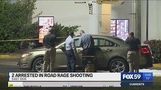 2 men arrested for east side Indy road rage shooting