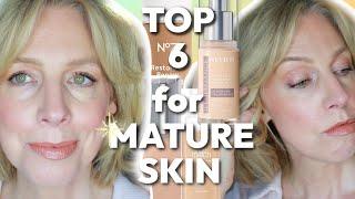 BEST FOUNDATIONS- MATURE SKIN dry skin natural finish all budgets