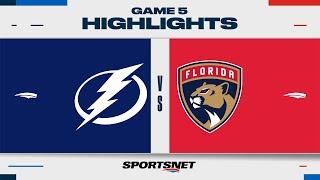 NHL Game 5 Highlights  Lightning vs. Panthers - April 29 2024