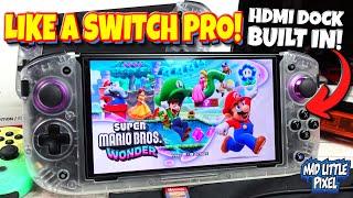 This IS LIKE A SWITCH PRO HDMI Dock Built In Hall Effect Sticks & MORE