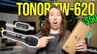 TONOR TW-620 Wireless Microphone Unboxing and Review