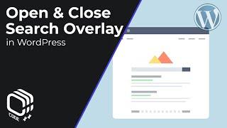 Open and Close Search Overlay using JavaScript  Live Search in WordPress