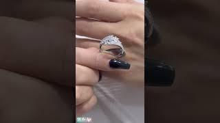 انگشتر نقره جواهری با روکش طلا به صورت عمده و خرده کارگاه و فروشگاه نقره سازی رضازاده 09147726926