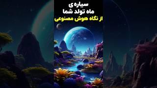  سیاره ی فضایی ماه تولد شما   #هوش_مصنوعی #هوروسکوپ #فارسی