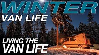 Sub-Zero Winter Weather in A Van  Winter Van Life  Living The Van Life