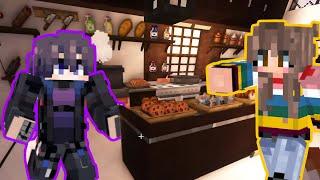 FOOD WARS Shxtou vs Mayor Fuslie  AbePack Minecraft SMP DAY 38