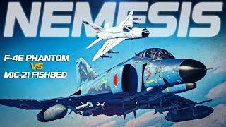 NEMESIS  F-4E Phantom Vs Mig-21 Fishbed  DOGFIGHT  Digital Combat Simulator  DCS 