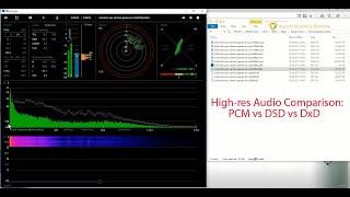 Audio Comparison PCM DXD DSD Sound Liaison High Res Format Comparison