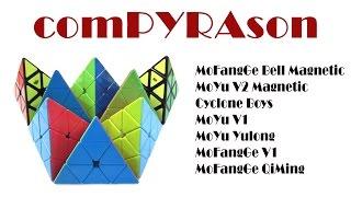 comPYRAson  Обзор-сравнение 7 моделей пирамидок  Pyraminx Review