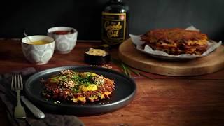 Pumpkin Fritters with Miso Mayo & Date Ketchup Recipe - The Good Oil