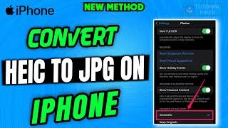 How to convert HEIC to JPG on iphone 2024  Quick & Easy 