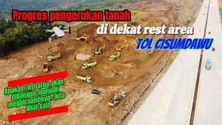 ‼️Mantap‼️Progres pengerukan tanah di dekat rest area babak baru pembangunan rest area ⁉️