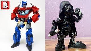 Awesome LEGO Transforming Optimums Prime and Chibi Vader  Fan MOCs