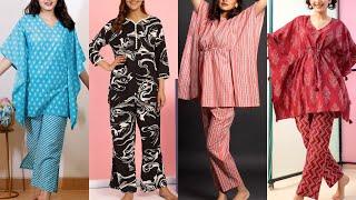 100% Latest Night Suit Ideas For Girls 2024  Comfortable dress for nightwear