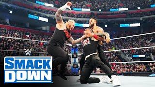 FULL SEGMENT Solo Sikoa and Tama Tonga unite to kick Jimmy Uso out SmackDown April 12 2024