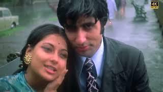 Amitabh Bachchan Moushmi Chatterjee - Rim Jhim Gire Sawan  Female - Manzil 1979  FHD 1080p 4K