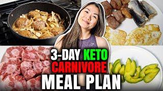 3-Day Keto Carnivore Diet Meal Plan 2023  Meals To Lose Weight Easy