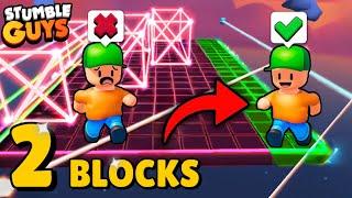 *INSANELY HARD* 2 BLOCK LAZAR CHALLENGE   Stumble Guys