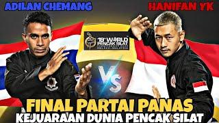 Partai Panas Hanifan YK Indonesia vs Adilan Chemaeng Thailand Final kelas D Kejuaraan Dunia