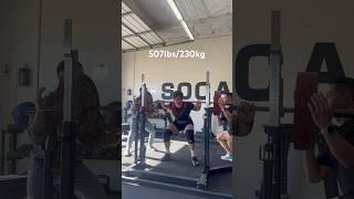 First 500lbs+ squat attempt ever