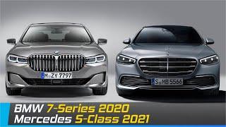 Mercedes S-Class 2021 Vs BMW 7-Series 2020  Design & Dimensions Comparison  Aircar