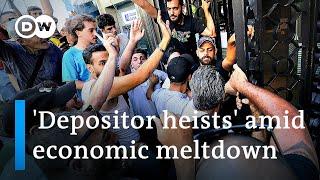 Depositors storm Lebanon banks as currency value plummets 90%  DW News