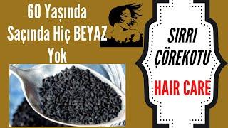 Hair Care Mask for Hair Loss with Black Seeds 60 Years Old No White at all