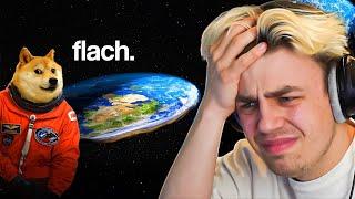 JULES und die FLACHE ERDE I Papaplatte Reaction