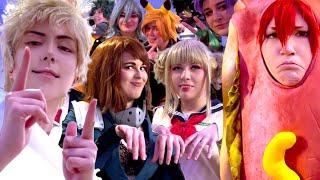 L.O.V. Invades Class 1-A   MISHKALI COLLAB  BTS Vlog My Hero Academia Cosplay