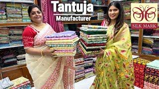 Hand Woven Matka & Tantuja Muslin Saree Manufacturer  Muslin Saree Wholesale Price