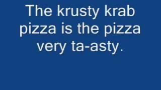 Krusty Krab Pizza - Spongebob Squarepants With Lyrics