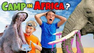 Camping with Elephants Hippos & Leopards in Africa Kids Adventures