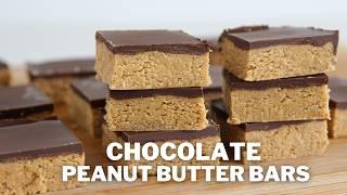 Chocolate Peanut Butter Bars Recipe  Healthy & Gluten Free