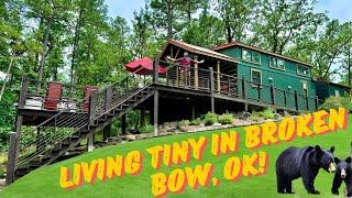 LIVING TINY with MR. TINY - Tiny Home GETAWAYS in OKLAHOMA