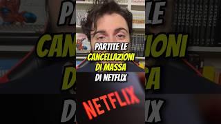 CANCELLAZIONI DI MASSA DELL’ABBONAMENTO NETFLIX #netflix #netflixitalia #netflixseries