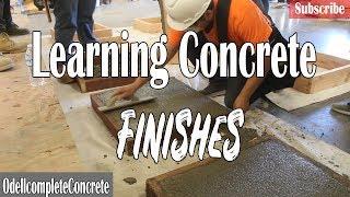 Beginners Learn How to Finish Concrete Decorative Concrete DIY