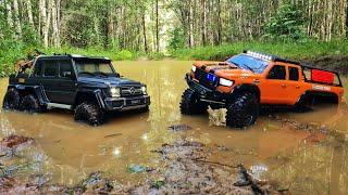 EVERYONE was waiting for this battle ... Legendary GELENDVAGEN 6x6 against CROSS RC AT-6