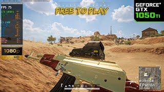 PUBG Free to Play GTX 1050 Ti ft i5 2400 1080p