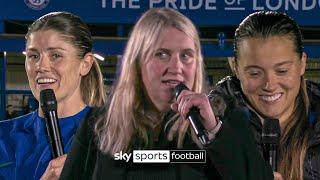 Chelsea pays tribute to Maren Mjelde Fran Kirby and Emma Hayes   Watch in FULL