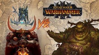 Archaons AIRFORCE  Demons of Chaos vs Warriors of Chaos - Total War Warhammer 3