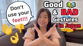 GOOD and BAD GESTURES in JAPAN  Things You Should Avoid Doing in Japan  Japanese Culture