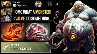 VALVE CREATED A MONSTER IN PATCH 7.36 — 31 KILLS PUDGE MID  Pudge Official