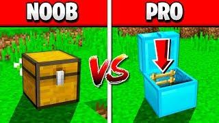 MINECRAFT NOOB vs PRO SECRET CHEST