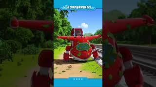 SUPERWINGS #shorts We Missed the Train  Superwings  Super Wings #superwings #jett