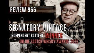 ralfy review - 966 Signatory Vintage Indi Bottler Winner OSWAs 2022