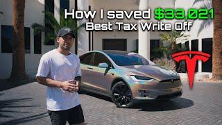 How I saved 33k on a Brand New Tesla  Section 179 Tax Deduction 2022